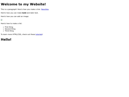 index screenshot