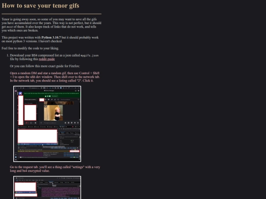 savetenor screenshot