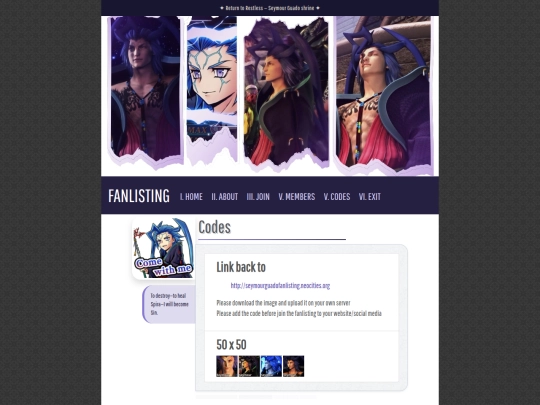 codes screenshot