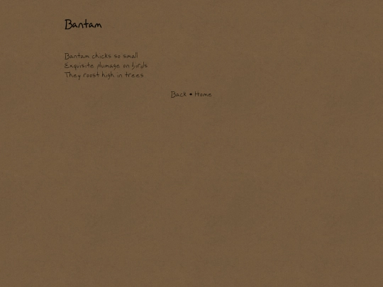 bantam screenshot