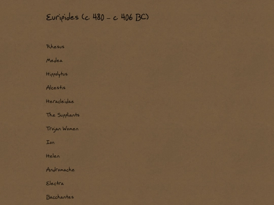 euripides screenshot