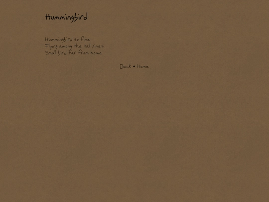 hummingbird screenshot