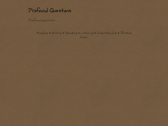 profound-questions screenshot