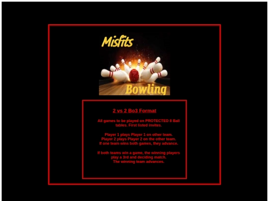 BOWLING RULES/2V2BO3FORMAT screenshot