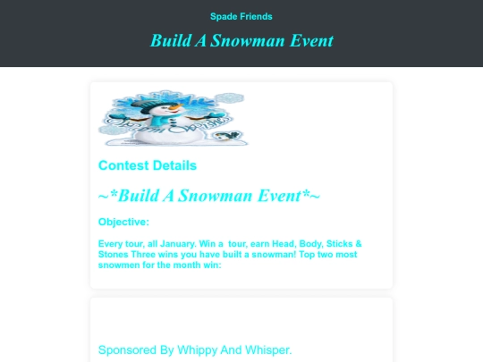 EVENT PAGES/1BUILDSNOWMANEVENT screenshot