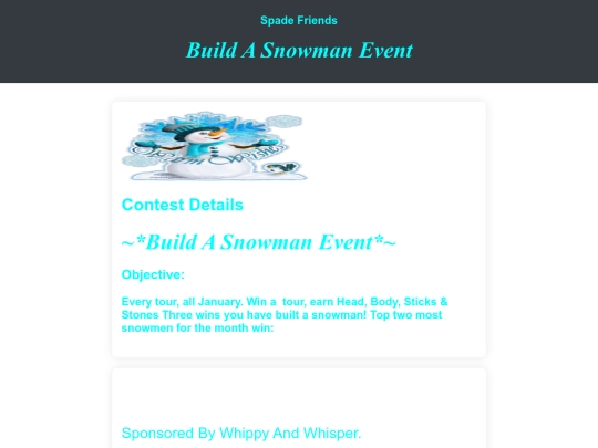 EVENT PAGES/BUILD A SNOWMAN EVENT screenshot