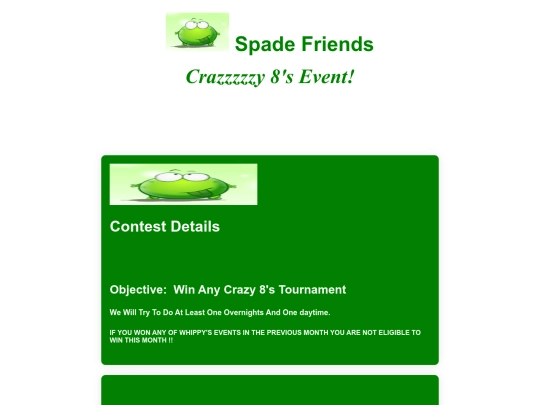 EVENT PAGES/CRAZY 8 EVENT screenshot