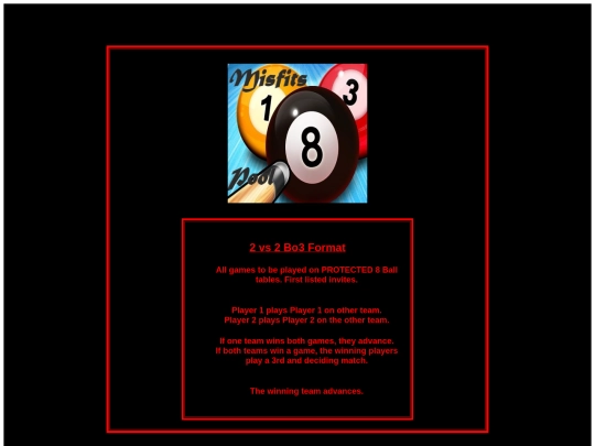 POOL RULES 2/2x2bo3format screenshot