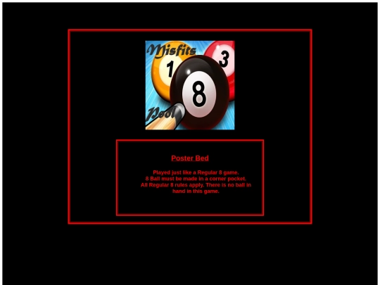 POOL RULES 2/posterbed screenshot