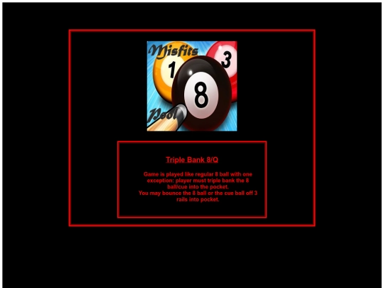 POOL RULES 2/triplebank8q screenshot
