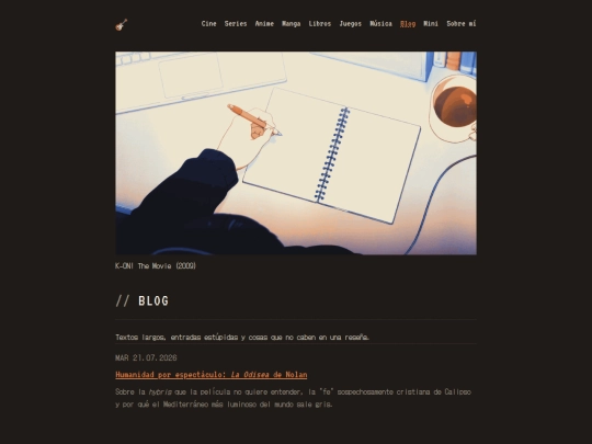 blog screenshot