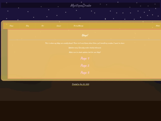 blog screenshot