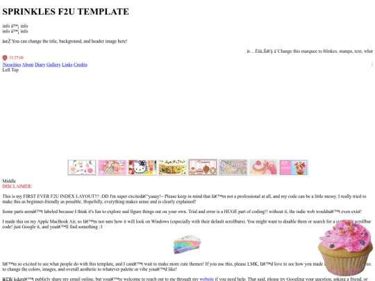 test screenshot
