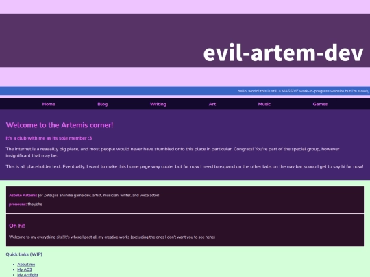 blog screenshot