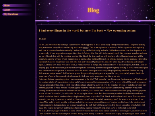 blog screenshot