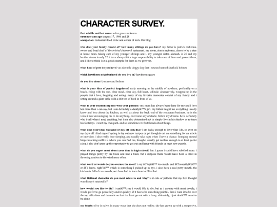 olivesurvey screenshot