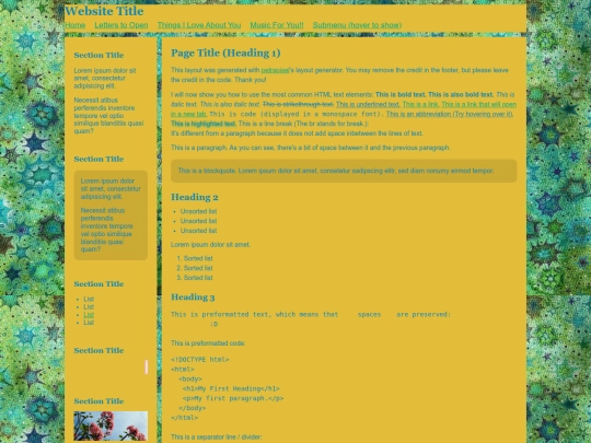index screenshot