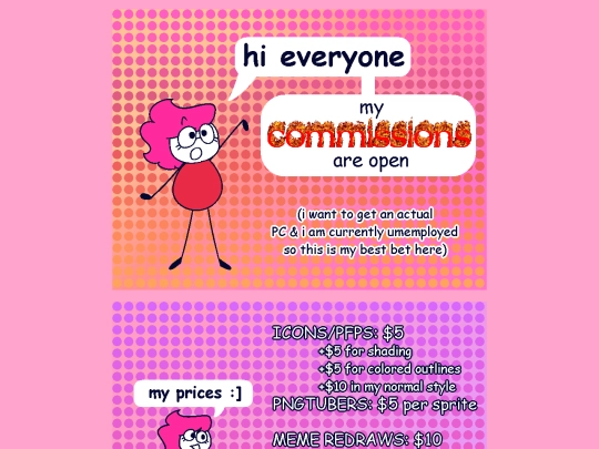 commissions screenshot