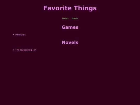 fav_things screenshot