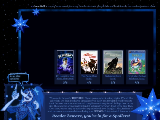 pages/theatre screenshot