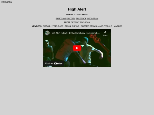 high-alert screenshot