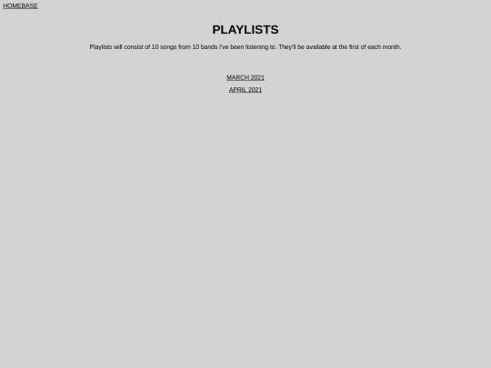 playlist-archive screenshot