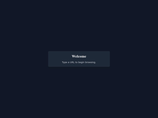 static/welcome screenshot
