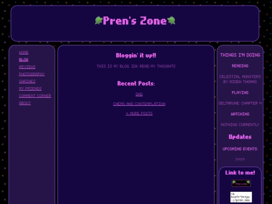 blog screenshot