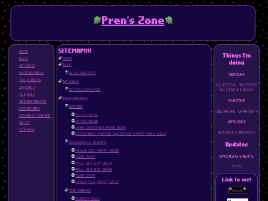 sitemap screenshot