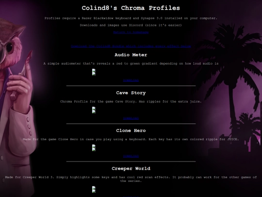 ChromaProfiles screenshot