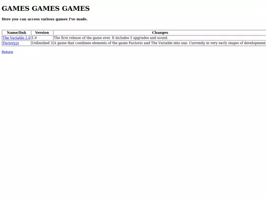 Variable screenshot