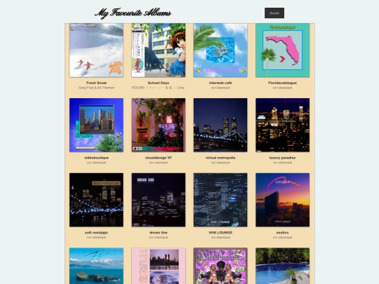 favalbums screenshot
