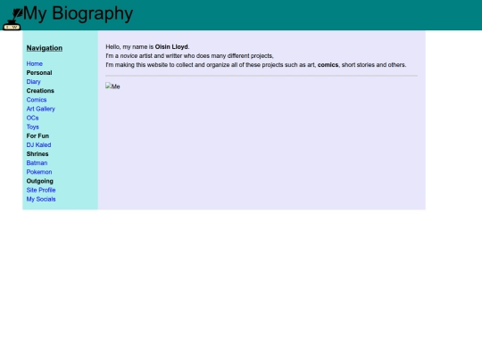 Bio screenshot