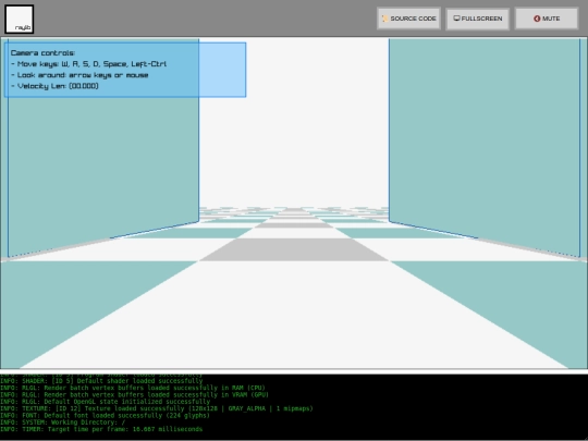 raylib/demofps/demofpspc screenshot