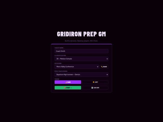 index screenshot