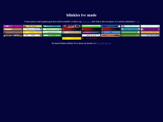 blinkiepage screenshot