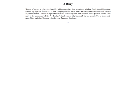 writing/adiary screenshot