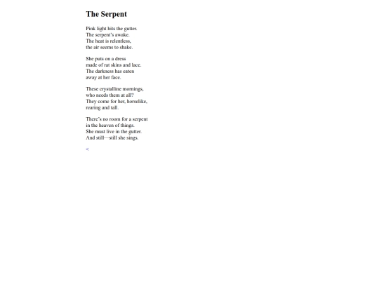 writing/serpent screenshot