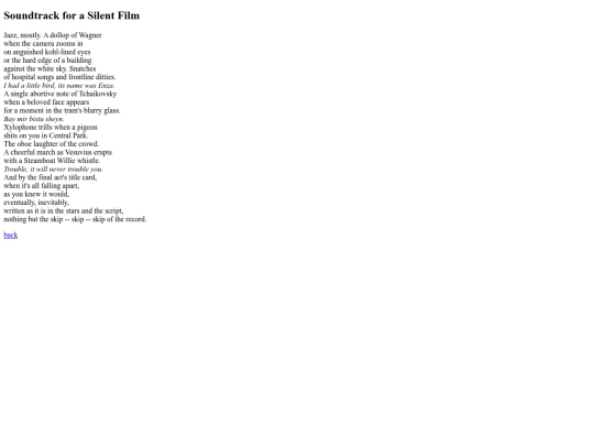 writing/soundtrack screenshot