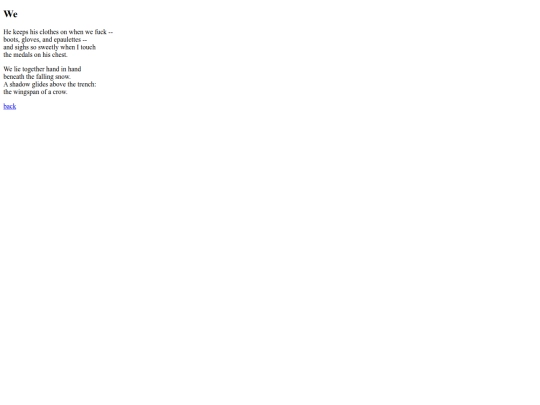 writing/we screenshot