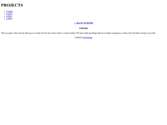 projects screenshot