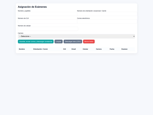 index screenshot
