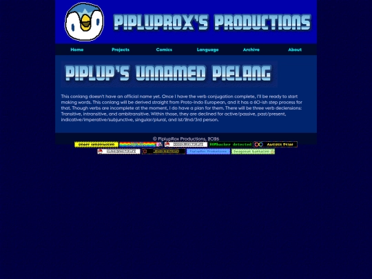 conlangs_pie screenshot