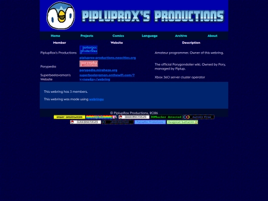 webring screenshot