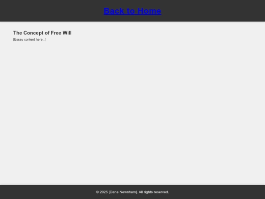 Essays screenshot