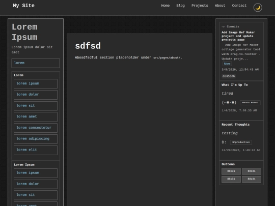 pages/testing screenshot