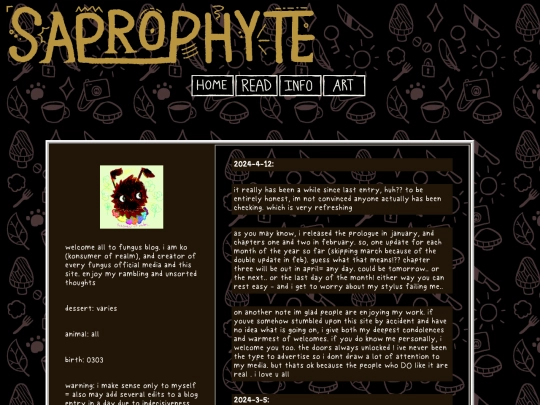 blog screenshot