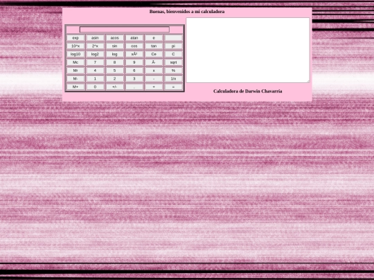 Calculadora screenshot