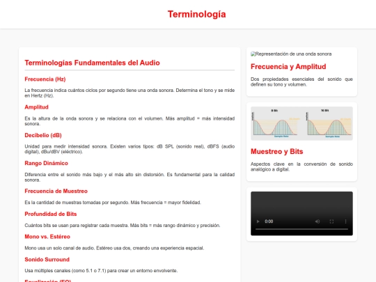 Pagina/Terminologia screenshot