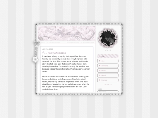 diary screenshot